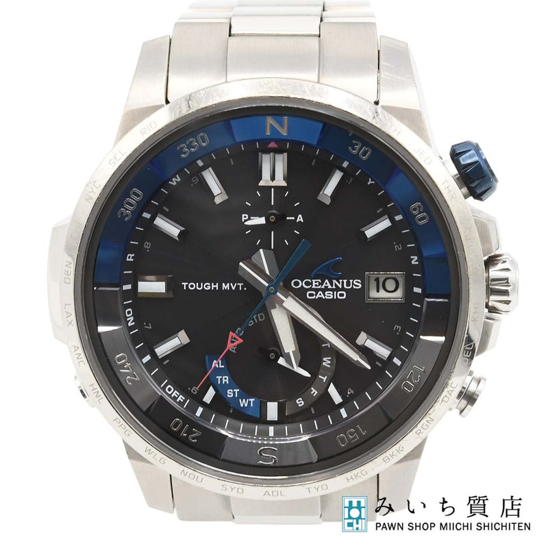 腕時計 稼働 CASIO カシオ OCEANUS オシアナス OCW-P1000 ソーラー クロノグラフ メンズ H5928