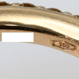 仕上済 Pomellato ポメラート ヌードスクエア リング ピンク 約8.5号 4.9g 750 ゴールド ダイヤモンド アクセサリー H16665