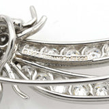 仕上済 TIFFANY&Co. ティファニー ブローチ ドラゴンフライ エンチャント ラージ Pt950 11.6g  ダイヤモンド サファイア 箱 M4197