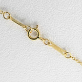 仕上げ済 TIFFANY&Co. ティファニー ネックレス オープンハート 750 ゴールド アクセサリー 約5.4g H16947