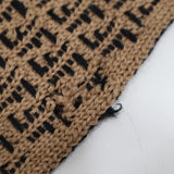 FENDI フェンディ マフラー FXS124 I17 TU ズッカ柄 ブラウン 服飾小物 H21340