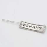 CHANEL シャネル P23 バレッタ ヘアクリップ ロゴ ヘアアクセ アクセサリー 服飾小物 箱有 23k870-9