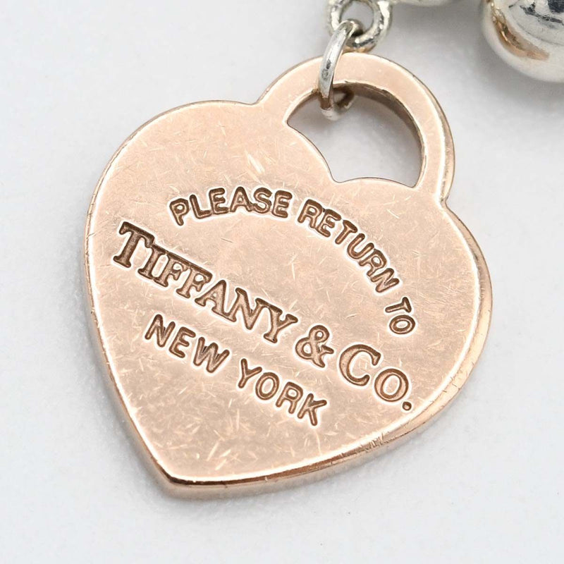 TIFFANY＆Co. ティファニー リターントゥ ハート ボールチェーン ブレスレット Ag925 シルバー 約6.1g 保管袋有 H19517