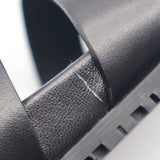 HERMES エルメス サンダル 191113Z サイズ37 レザー ブラック 靴 H14896