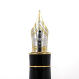 PARKER パーカー 万年筆 ソネット ビゾンフォンセ 純正漆 ペン先18K/750 字幅 F  インク ケース付 筆記未確認 H1030