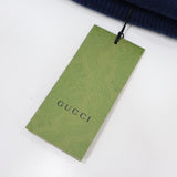 タグ付未使用 GUCCI グッチ 772562 4G200 ニットキャップ ニット帽 ビーニー Lサイズ ネイビー H22379