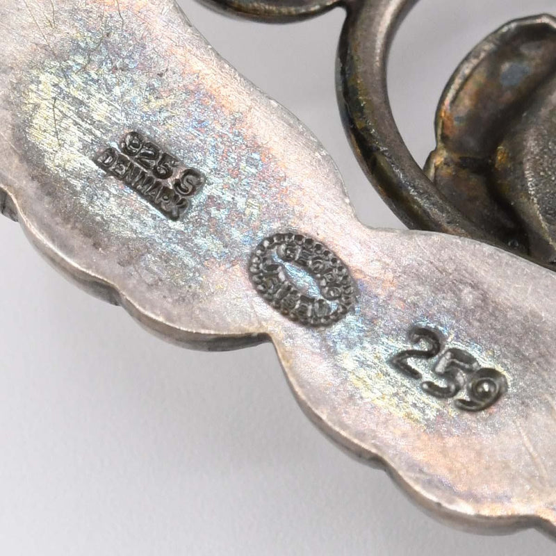 Georg Jensen ジョージジェンセン ネックレス ムーンストーン ムーンライトブロッサム シルバー 925 約29.6g アクセサリー H15845
