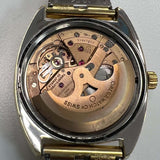 腕時計 稼働 OMEGA オメガ コンステレーション 168.029 Cal.751 自動巻き ゴールド色文字盤 ベルト社外品 22k596-5