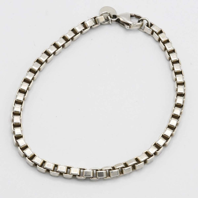 TIFFANY&Co. ティファニー ベネチアン ブレスレット 18cm シルバー 925 約15.5ｇアクセサリー H19659