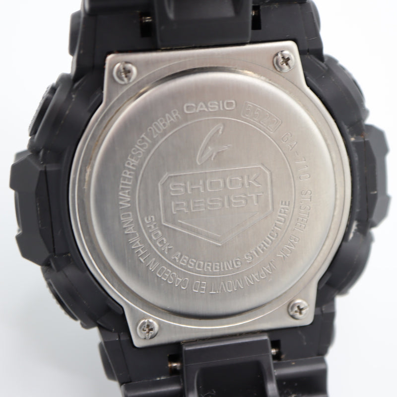 腕時計 稼働 CASIO カシオ Gショック GA-710 クォーツ アナデジ シルバー色文字盤 箱有 24s961-1