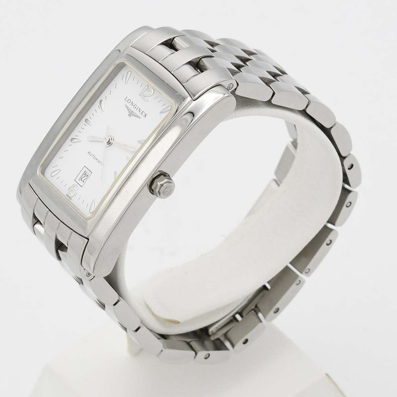 稼働 ジャンク 腕時計 LONGINES ロンジン L5.657.4 自動巻き デイト 白色文字盤 ギャラ有 H7514