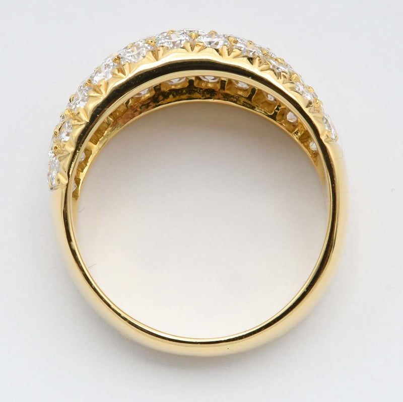 仕上済 VanCleef&Arpels ヴァンクリーフ&アーペル VCA リング 指輪 パヴェ ダイヤ D2.40 18KT 約12号 6.3g ジュエリー アクセサリー maki95