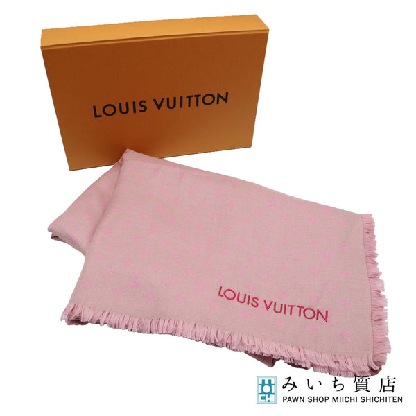 LOUIS VUITTON LV ルイヴィトン ストール R97644 ノベルティ ピンク VIP顧客限定 非売品 服飾小物 箱有 H20967