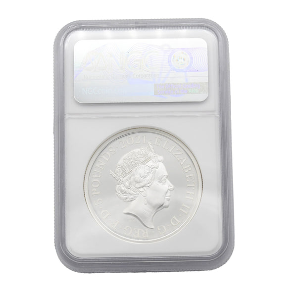 NGC FIRST DAY OF ISSUE PF70 ULTRA CAMEO 2021年 2オンス 5ポンド ゴシッククラウン ケース有 23k779-1