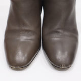 Salvatore Ferragamo フェラガモ ブーツ ショートブーツ FE05335 カーキ系 6 1/2サイズ レディース 箱有 21k352-4