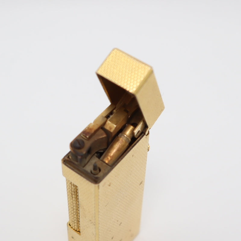 dunhill ダンヒル ガスライター US RE24163 ゴールドカラー ローラー式 喫煙具 着火未確認