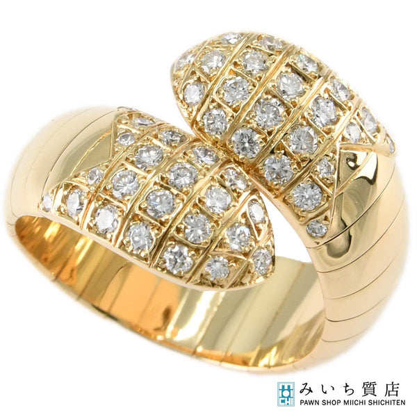 仕上済 CHAUMET ショーメ リング ダイヤモンド 15号 750 約14.5g ジュエリー H15844