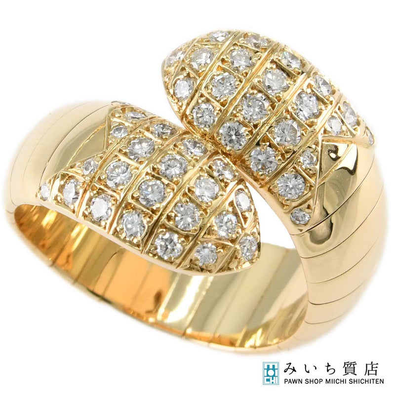 仕上済 CHAUMET ショーメ リング ダイヤモンド 15号 750 約14.5g ジュエリー H15844