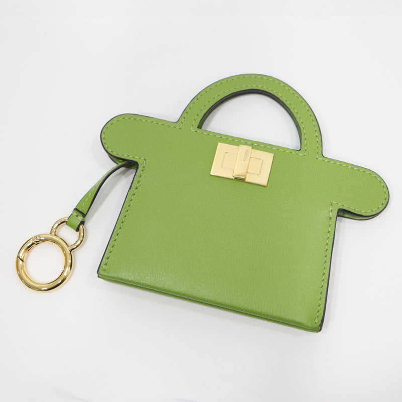 FENDI フェンディ バッグ型 鞄 チャーム ストラップ グリーン 箱・保管