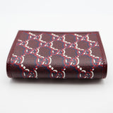 GUCCI グッチ カードケース 二つ折り GGシャドウ ロッソアンコラ ウォレット ミニウォレット 財布 795044 レッド系 25k1084-2