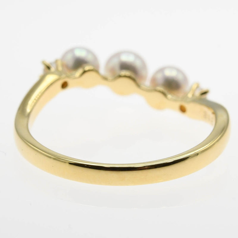 仕上済 MIKIMOTO ミキモト パール リング K18 約9.5号 約2.2g レディース ジュエリー H17542