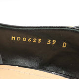 Christian Dior ディオール D-Doll パンプス ストラップシューズ MD0623 靴 エナメル サイズ39 26cm 黒 ブラック J375