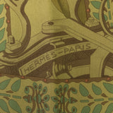 HERMES エルメス カレ90 SURTEINT マールワーリ馬のダンス LA DANSE DU CHEVAL MARWARI シルク100 ko192