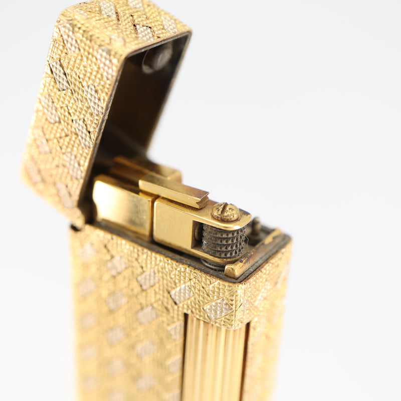 dunhill ダンヒル ガスライター アウタージャケット 約101.9g K18 18ct ゴールド 喫煙具 着火確認済 25k518-3