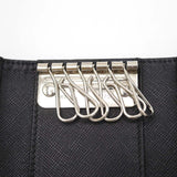 PRADA プラダ サフィアーノレザー キーケース 6連 鍵入れ M222 ナイロン 黒 ギャラあり M4227