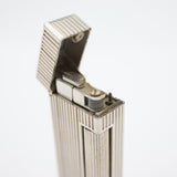 希少 dunhill ダンヒル ガスライター 喫煙具 シルバーカラー 着火確認済み ケース ok1473