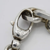 GUCCI グッチ インターロッキングG ブレスレット 17 Ag925 シルバー 約45g アクセサリー 箱有 24s931-2