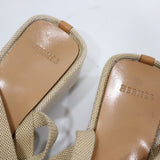 HERMES エルメス クロスストラップサンダル 靴 サイズ34 ベージュ レディース 箱・保管袋有 25k627-18