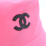 CHANEL シャネル リバーシブル バケットハット AA9699 ピンク 帽子 ココマーク ロゴ総柄 レディース 25k519-3