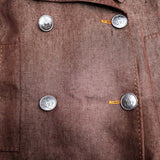 服 ジャケット HERMES エルメス モリエサーカス リネン シルク イカリ 表記サイズ42 レディース 21k522-7