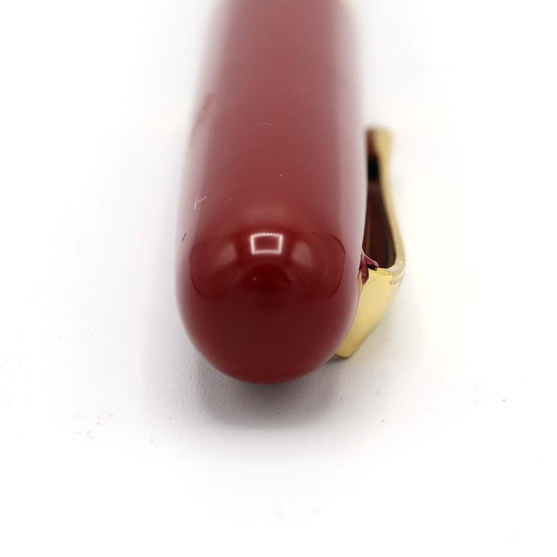 未使用 WARRANTED ワランテッド 万年筆 酒井栄助 14K レッド 文房具 筆記用具 木箱 yo747