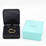 TIFFANY＆Co. ティファニー ネックレス オープンハート エルサペレッティ アクセサリー 18k 箱あり 総重量約13.4g H18261