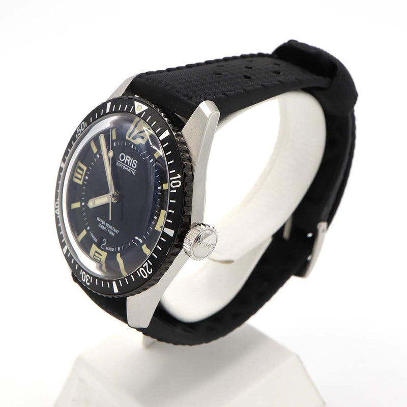 稼働 腕時計 ORIS オリス ダイバーズ65 自動巻き ブラックベゼル