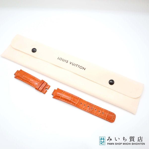 LOUIS VUITTON ルイヴィトン オレンジ 替えベルト アリゲーター 腕時計ベルト H1183