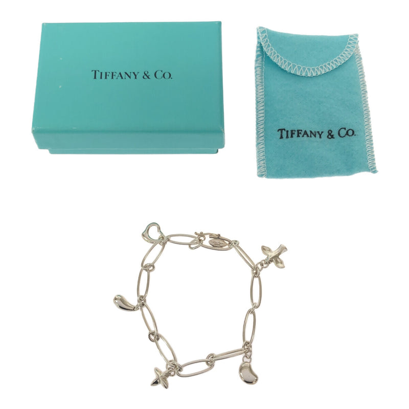 ティファニー TIFFANY & Co. 5チャーム 5P ブレスレット シルバー 925 モチーフ アイコン 11.6g H11596