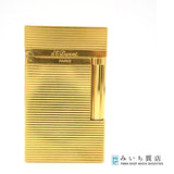 着火未確認 S.T.Dupont デュポン LINE2 ライター ライン2 ゴールド色 喫煙具 24k164-1