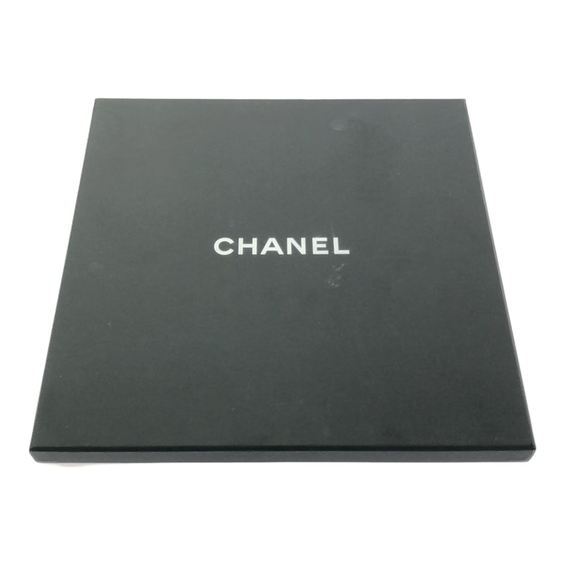 美品 CHANEL シャネル 大判 スカーフ ココマーク シルク100 ネイビー マルチカラー 箱有 H11524