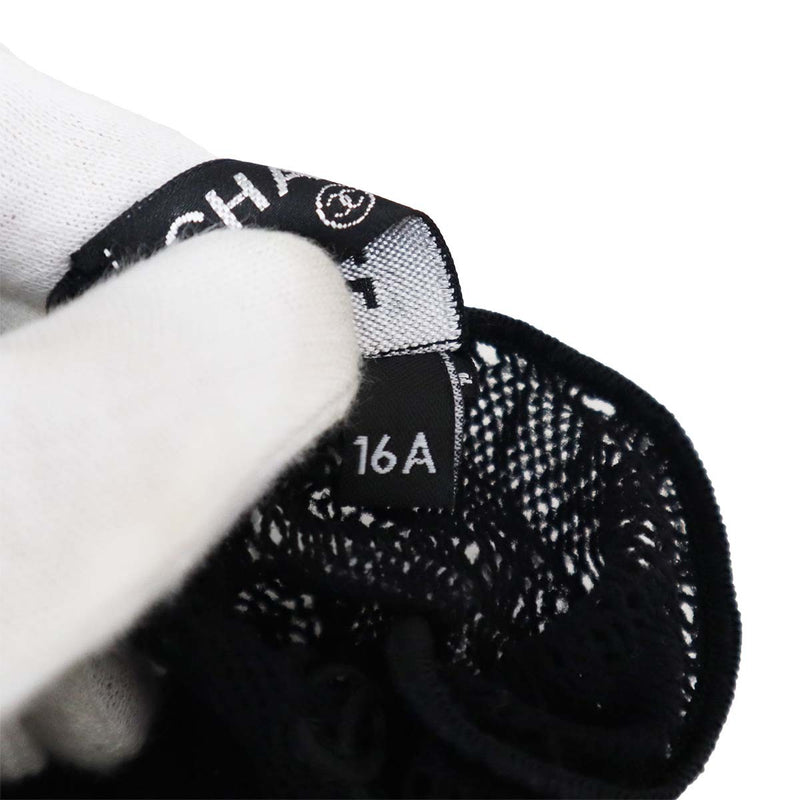 H21987 CHANEL シャネル アームカバー アームウォーマー レース