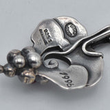 Georg Jensen ジョージジェンセン ネックレス イヤーペンダント 1996 葡萄 カーネリアン シルバー 925 約10.7g アクセサリー H8233-6