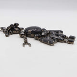 PRADA プラダ チャーム クロコ ロボット 人形 バッグチャーム ブラック 袋 J839