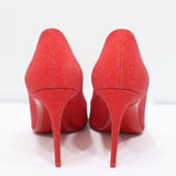 Christian Louboutin クリスチャン ルブタン ヒール パンプス 靴 37サイズ KATE85 レッド ラメ 箱有 H20791