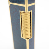 dunhill ダンヒル ガスライター US.RE24163 ラピス柄 ラピス ブルー ローラー式 喫煙具 着火未確認 ケース有 H5342