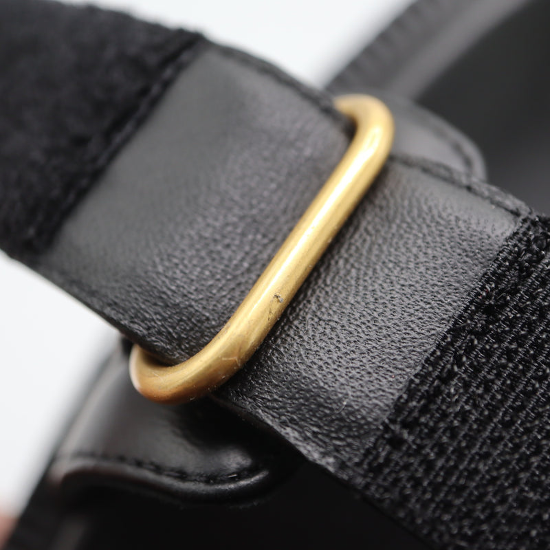 Christian Dior ディオール サンダル Dioract ディオールアクト 38 約25cm ブラック 靴 H20594