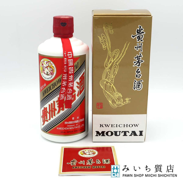 お酒 貴州茅台酒 マオタイ酒 天女 2016年 500ml 53％ 中国酒 重量約949.6g アルコール 24k636-1