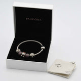 PANDORA パンドラ ブレスレット ブタ ラインストーン チャーム 925 アクセサリー 箱 H12213