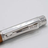 CARAN dACHE カランダッシュ K18 750 万年筆 F ウッド×メタルシルバー 文房具 筆記未確認 CARAN dACHE カランダッシュ